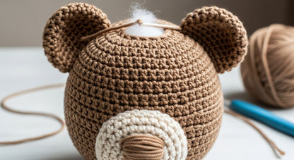 Beginner-Friendly Amigurumi Teddy Bear Crochet Pattern | Easy Step-by-Step PDF Download